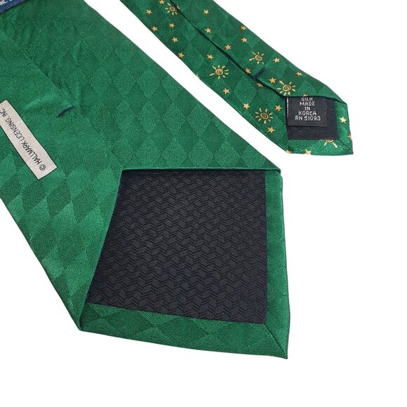 Vintage Cool Yule Christmas Tie Men Santa Reindeer Hallmark Holiday Necktie - Picture 5 of 5